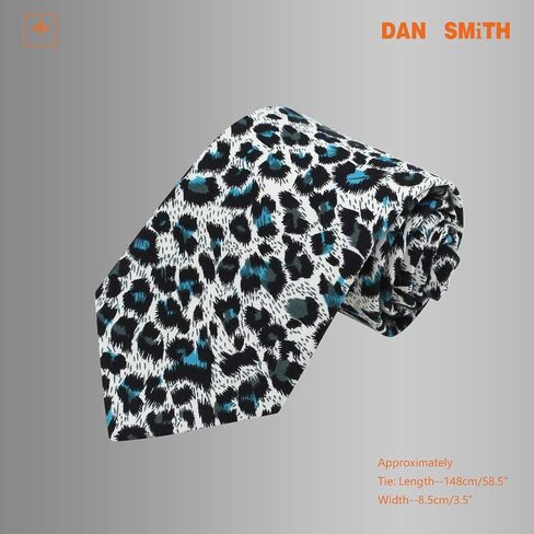 ربطات عنق للرجال من القطن الخالص من Dan Smith، وربطات عنق، وأزرار أكمام مربعة، باللون الأسود in Kuwait