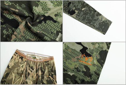 سراويل داخلية حرارية للرجال من Lichenland مصنوعة من صوف ميرينو للصيد بطبقة أساسية من الأسفل in Kuwait