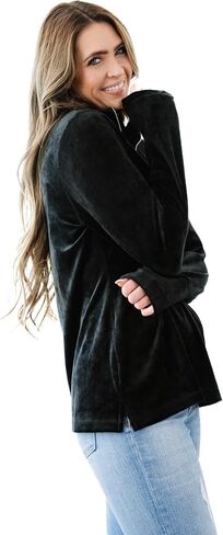مجموعة SNO SKINS لخريف وشتاء 2023 بلوفر بسحاب مع فتحات للإبهام in Saudi Arabia