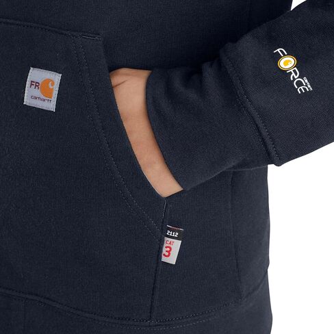 Carhartt Women's Flame Resistant Force Relaxed Fit Midweight Zip-Front Sweatshirt in Saudi Arabia