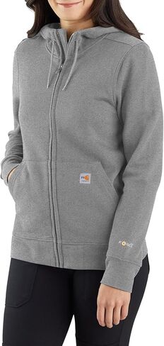 Carhartt Women's Flame Resistant Force Relaxed Fit Midweight Zip-Front Sweatshirt in Saudi Arabia