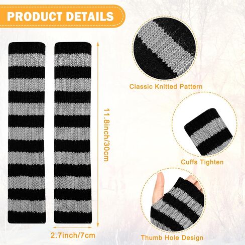 ONESING Fingerless Gloves Knitted Writing Gloves for Women Grils - Extra Warmth & Style, Arm Warmers for Winter Fashion in Saudi Arabia