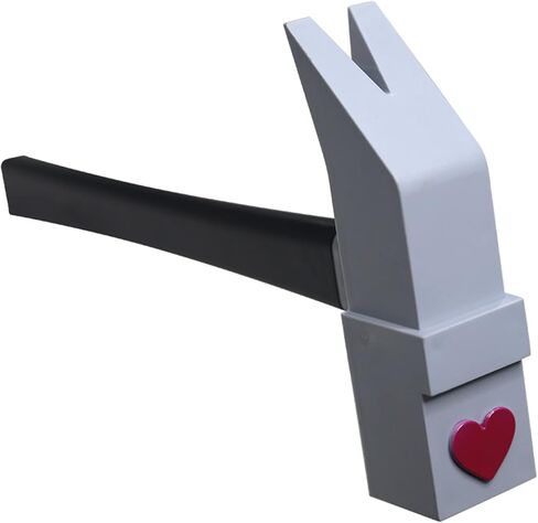 سلاح كوجيساكي نوبارا من جوجوتسو كايسن، مطرقة من الراتنج مع مسمار صغير، فزاعة نوبارا، دعائم تنكرية بلون رمادي in Kuwait