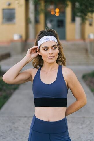 Maven Thread Women's Headband 2'' Wide Yoga Running Exercise Sports Workout Athletic Gym Wide Sweat Wicking Stretchy No Slip 2 Pack Set Nurse Medical Doctor Nightingale in Kuwait