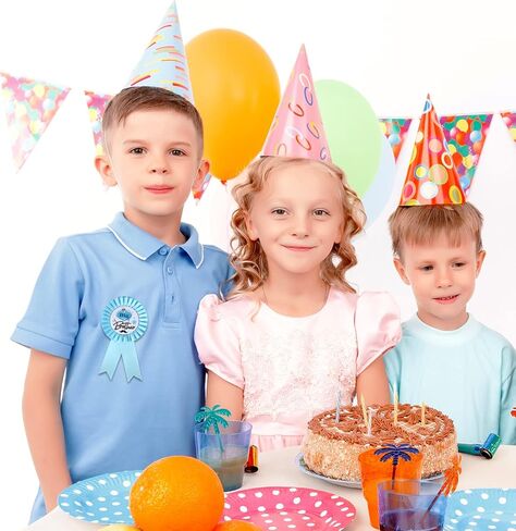 دبابيس شارة صفيح من قماش الساتان بتصميم الاخ الكبير، شريط لجائزة عيد ميلاد الاولاد، وردة استقبال المولود الجديد، دبوس بروش لتزيين حفلات اعياد الميلاد للاولاد - ازرق سماوي in Kuwait