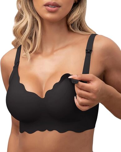 كما حمالات الصدر التمريض الجنية للرضاعة الطبيعية متموجة سلس الراحة الأمومة Bralette اللاسلكية الحمل النوم الصدرية مع الدعم in Kuwait