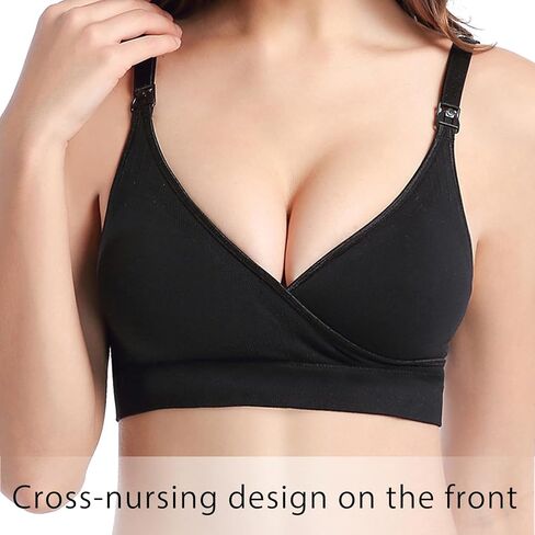 حمالات صدر للرضاعة من CuteStreet مريحة للرضاعة الطبيعية حمالات صدر للأمهات بدون خياطة لدعم الحمل in Kuwait