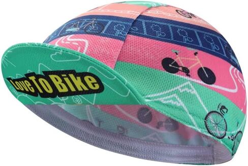 Bikingbros Funny Cycling Cap - Polyester Cycling Hat-Under Helmet - Cycling Helmet Liner Breathable&Sweat Uptake in Kuwait