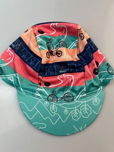 Bikingbros Funny Cycling Cap - Polyester Cycling Hat-Under Helmet - Cycling Helmet Liner Breathable&Sweat Uptake in Kuwait