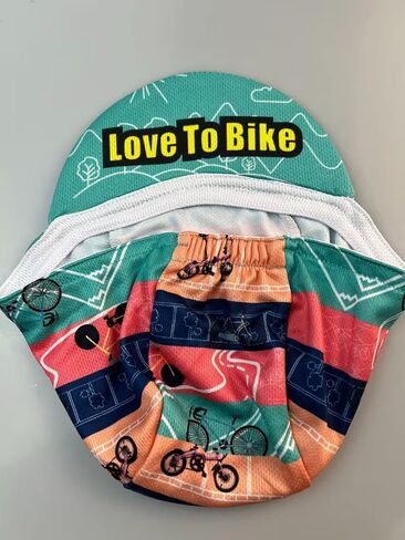 Bikingbros Funny Cycling Cap - Polyester Cycling Hat-Under Helmet - Cycling Helmet Liner Breathable&Sweat Uptake in Kuwait