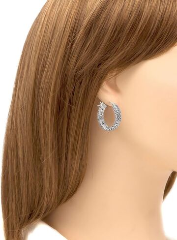 Sterling Silver 925 Bali Earrings in Kuwait