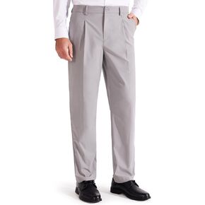 Libin Men's Dress Pants Classic Fit Pleated Front Work Golf Pants 29" 31" 33" Stretch Business Casual Pants Lightweight