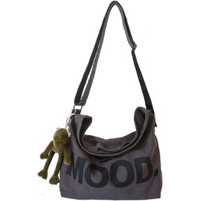 Sumleno Canvas Messenger Vintage Bag Alt Emo Crossbody Bag Goth Punk Shoulder Satchels Harajuku Grunge Handbag in Kuwait