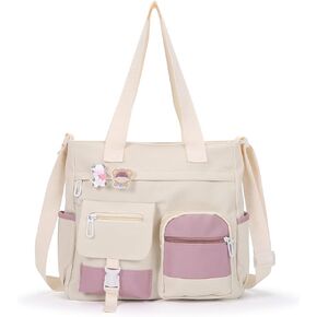 حقيبة Phaoullzon Crossbody اللطيفة للفتيات المراهقات Kawaii Messenger محفظة من النايلون in Kuwait
