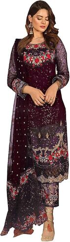 stylishfashion Indian Pakistani Designer Georgette Salwar Kameez Dress Women's Wear Trouser Pant Suits in Saudi Arabia