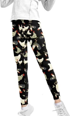 BYCHECAR Girls Stretch Leggings Ankle Length 4-13 Years in Saudi Arabia