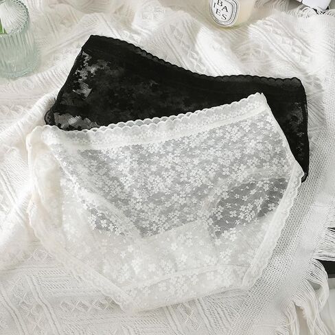 ملابس داخلية نسائية من Cotorance مكونة من قطعتين من الدانتيل، ملابس داخلية بيكيني ناعمة منخفضة الارتفاع in Kuwait