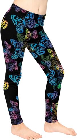 BYCHECAR Girls Stretch Leggings Ankle Length 4-13 Years in Saudi Arabia