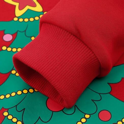 Toddler Boys Girls Christmas Sweatshirt Long Sleeve Baby Santa Claus Sweaters Xmas Winter Clothes 2-7T in Saudi Arabia