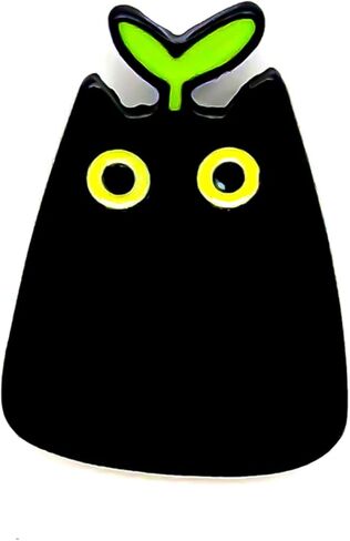Sprout Cat Pin | Animal Pin | Cool Pin | Funny Pin | Enamel Pin | Lapel Pin | 0.98" in Saudi Arabia