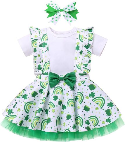 AWIBMK Baby Girls Mouse Birthday Outfits Mouse T Shirt and Suspender Tulle Skirt with Headband Cake Smash Halloween Costume in Saudi Arabia