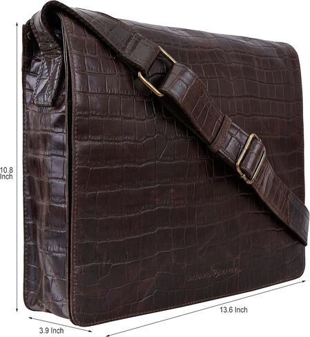 ANTONIO VALERIA Albert Premium Leather Messenger Bag for Men in Saudi Arabia