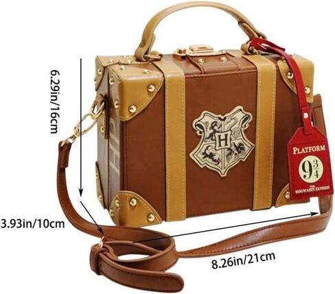 Genda 2Archer Women Girls Crossbody Shoulder Bag School of Witchcraft and Wizardry Series Tiny Suitcase in Kuwait
