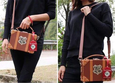 Genda 2Archer Women Girls Crossbody Shoulder Bag School of Witchcraft and Wizardry Series Tiny Suitcase in Kuwait