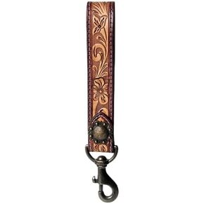 سلاسل المفاتيح الجلدية المصنوعة يدويًا من American Darling حلقات مفاتيح غربية مزخرفة بحزام كبير سلسلة مفاتيح على شكل سلسلة مفاتيح مصنوعة يدويًا in Kuwait