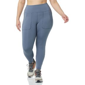 Amazon Essentials Women's Everyday Fitness 7/8 Zipped Legging (Available in Plus Size)
