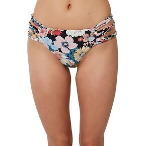 O'NEILL Womens Boulders Strappy Side Bikini Bottoms - Full Coverage Womens Bathing Suit Bottom with Multi-Strap Detail in Saudi Arabia