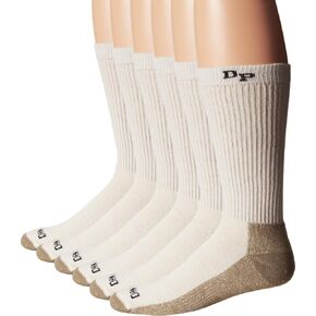 Dan Post Dan Post Work & Outdoor Socks Mid Calf Mediumweight Steel Toe 6 pack in Saudi Arabia