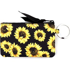 DONGGANGAJI Women's Zip ID Case Wallet Cotton colorful patterns Suitable for ladies Wallet Clutch Coin Purse (Butterfly) in Kuwait