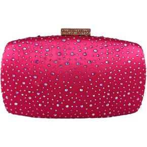 Boutique De FGG Women's Evening Handbags Wedding Party Crystal Clutch Purses Bridal Rhinestone Bags
