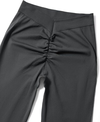 MOSHENGQI سروال يوجا للتمرين على شكل حرف V للنساء لرفع المؤخرة بخصر عالٍ in Kuwait