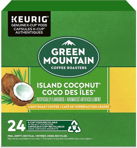 Green Mountain Coffee Island Coconut k-cups 24 count in Saudi Arabia