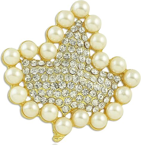 ألفا كاب بروش دبوس نادي نسائي أدوات هدية حجر الراين بروش تألق فو اللؤلؤ بروش دبوس in Kuwait