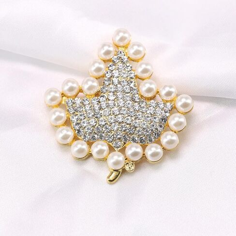 ألفا كاب بروش دبوس نادي نسائي أدوات هدية حجر الراين بروش تألق فو اللؤلؤ بروش دبوس in Kuwait