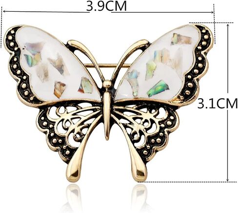 Butterfly Brooch pins Women Enamel Insect Pin Lapel Pin Safety Pin in Kuwait