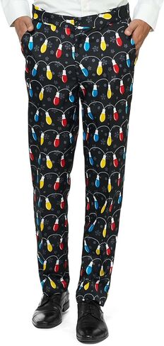 Offstream Men's Party Costumes - Christmas Theme Party Suits - Slim Fit - Includes Matching Blazer Jacket, Pants & Tie in Kuwait