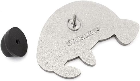 Pinsanity Cute Manatee Enamel Lapel Pin in Kuwait