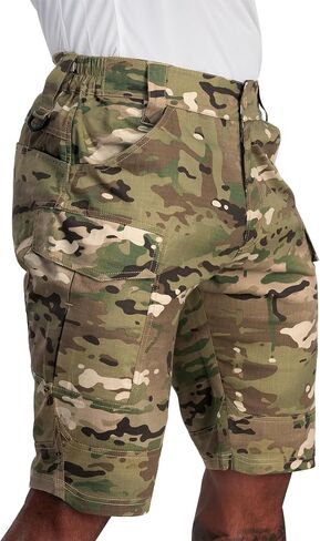 IDOGEAR Mens Tactical Shorts Hiking Cargo Shorts Quick-Dry Multipocket Lightweight Outdoor Athletic Camo Shorts for Summer in Kuwait