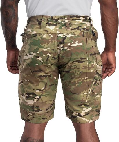 IDOGEAR Mens Tactical Shorts Hiking Cargo Shorts Quick-Dry Multipocket Lightweight Outdoor Athletic Camo Shorts for Summer in Kuwait