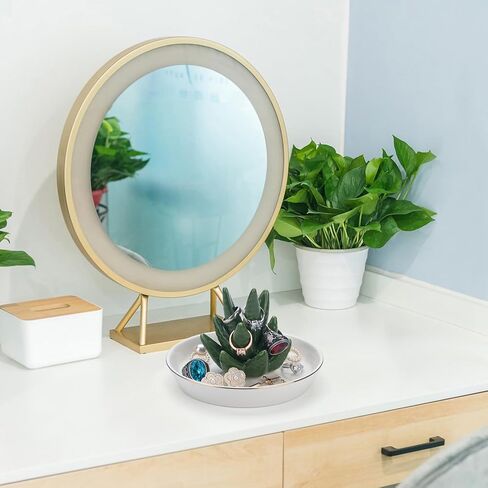 White Elephant Ring Holder for Jewelry Storage Ceramic Trinket Tray for Earrings Necklace Organizer Bathroom Decor Ring Display Holder Dish for Women Wedding Engagement Birthday Christmas Gifts in Kuwait