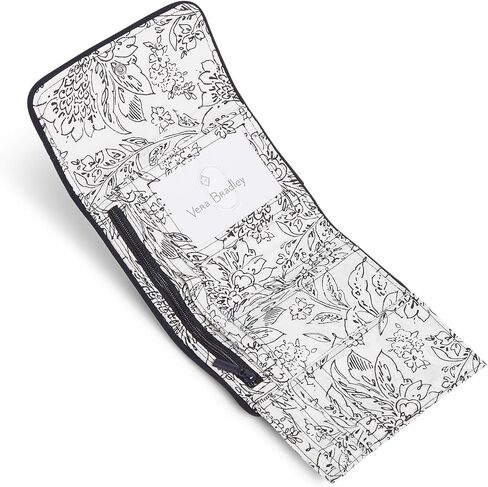 Vera Bradley Women's Protection Microfiber RFID Riley Compact Wallet, Classic Navy, One Size in Saudi Arabia