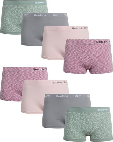 Reebok Women's Underwear - Plus Size Seamless Brief Panties (8 Pack) in Kuwait