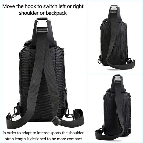 WZCZZHA Sling Bag for Men Crossbody in Kuwait