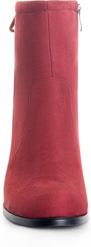 CASALANDER المرأة أحذية الكاحل كعب متوسط ​​الكاحل الجوارب للنساء كتلة كعب الأحذية كعب مكتنز الموضة in Kuwait