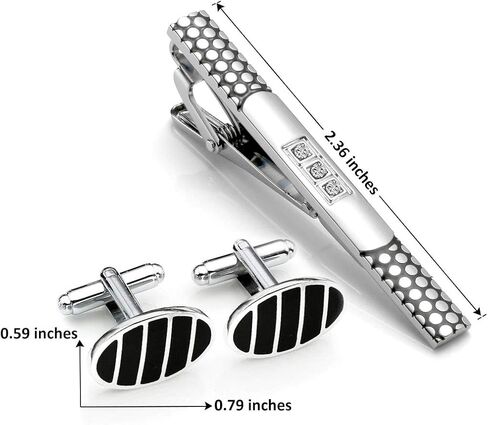 زيستا ربطة العنق كليب مجموعة أزرار الأكمام الرجال مصقول أنيقة فاخرة قمصان توكسيدو الفرنسية ربطة العنق مشبك الكفة رابط الأعمال الزفاف المهنية اللباس هدية in Kuwait