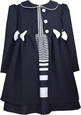 Young Girls Navy Sailor Dress Nautical in Kuwait